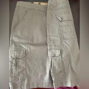 Victory Outfitters Carpenter Shorts Mens 42 Gray Cotton Canvas Utility Workwear